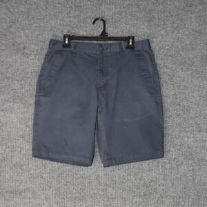 RVCA Weekend Chino Shorts Mens 32 Blue M3211WES Skateboard Surf Casual